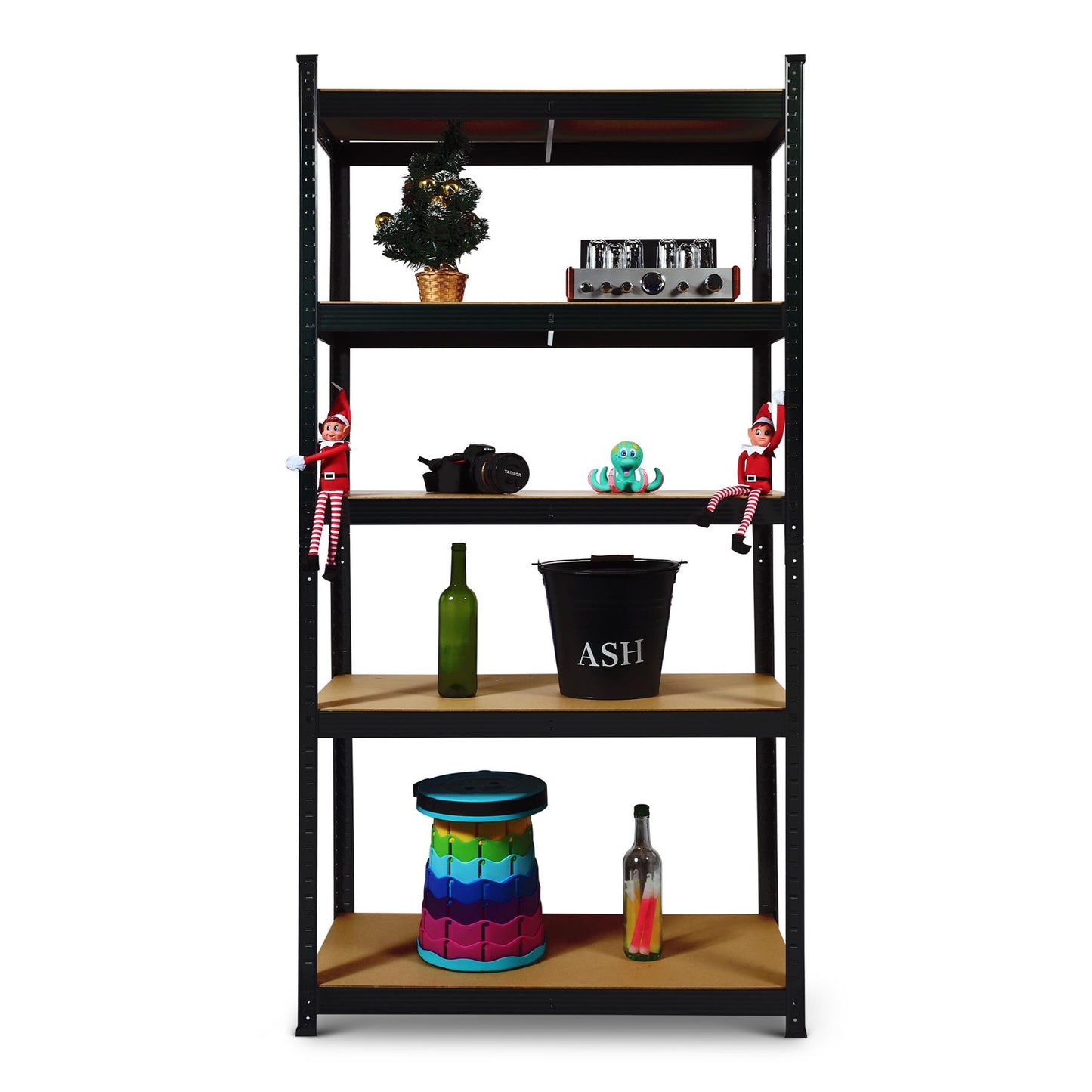 Organize your space with the 5 Tier Metal Shelving Unit